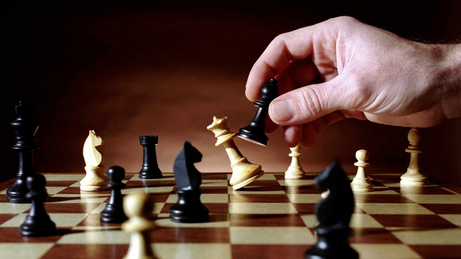 chessboard with many possible moves