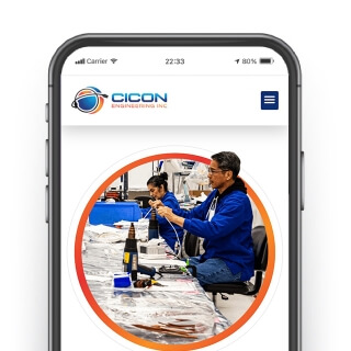 Cicon mobile view