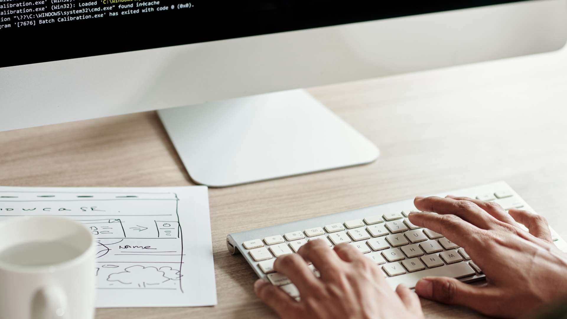 developer checking websites