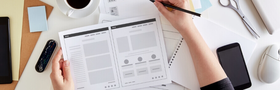 Wireframing top view
