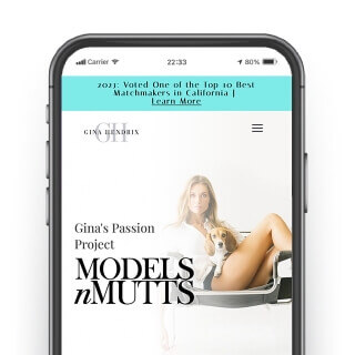 Gina Hendrix Mobile view