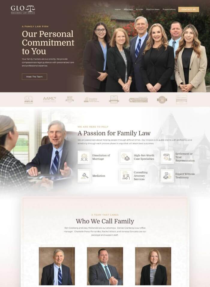 Granberg Law Website