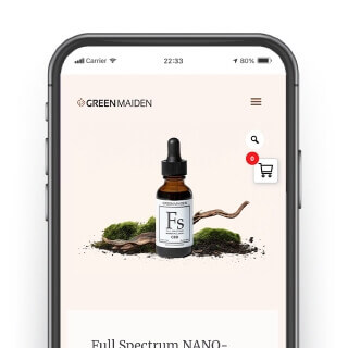 Green Maiden Mobile view
