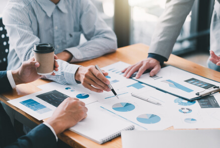 group of dentist strategizing