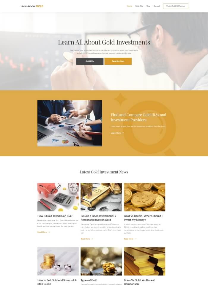 Learn About Gold Featured