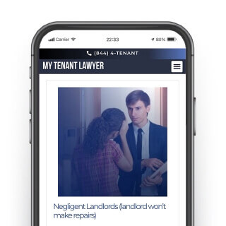 My Tenant Lawyer Mobile view