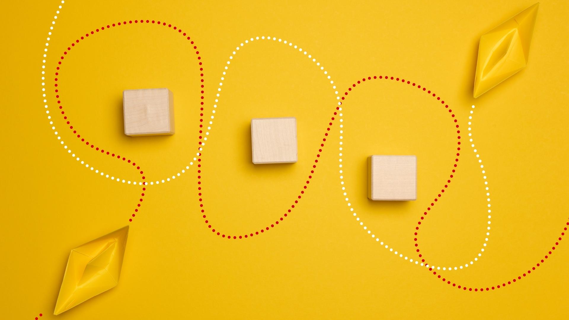 paper boats and the trajectory of movement avoiding obstacles