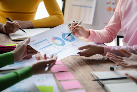 People are analyzing the sales