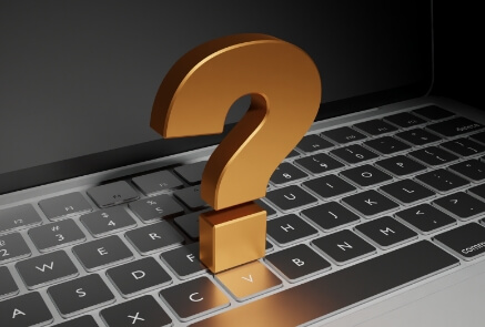 Question Mark On Key Pad