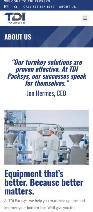 TDI Packsys Inner page