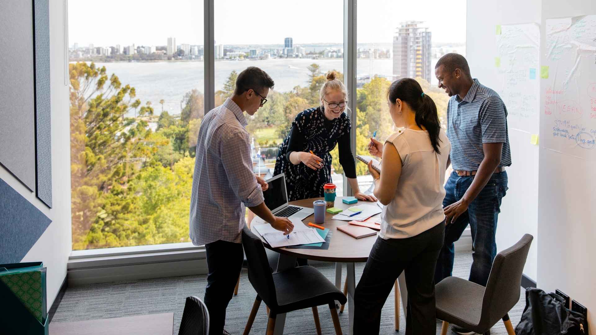 team member solving problem