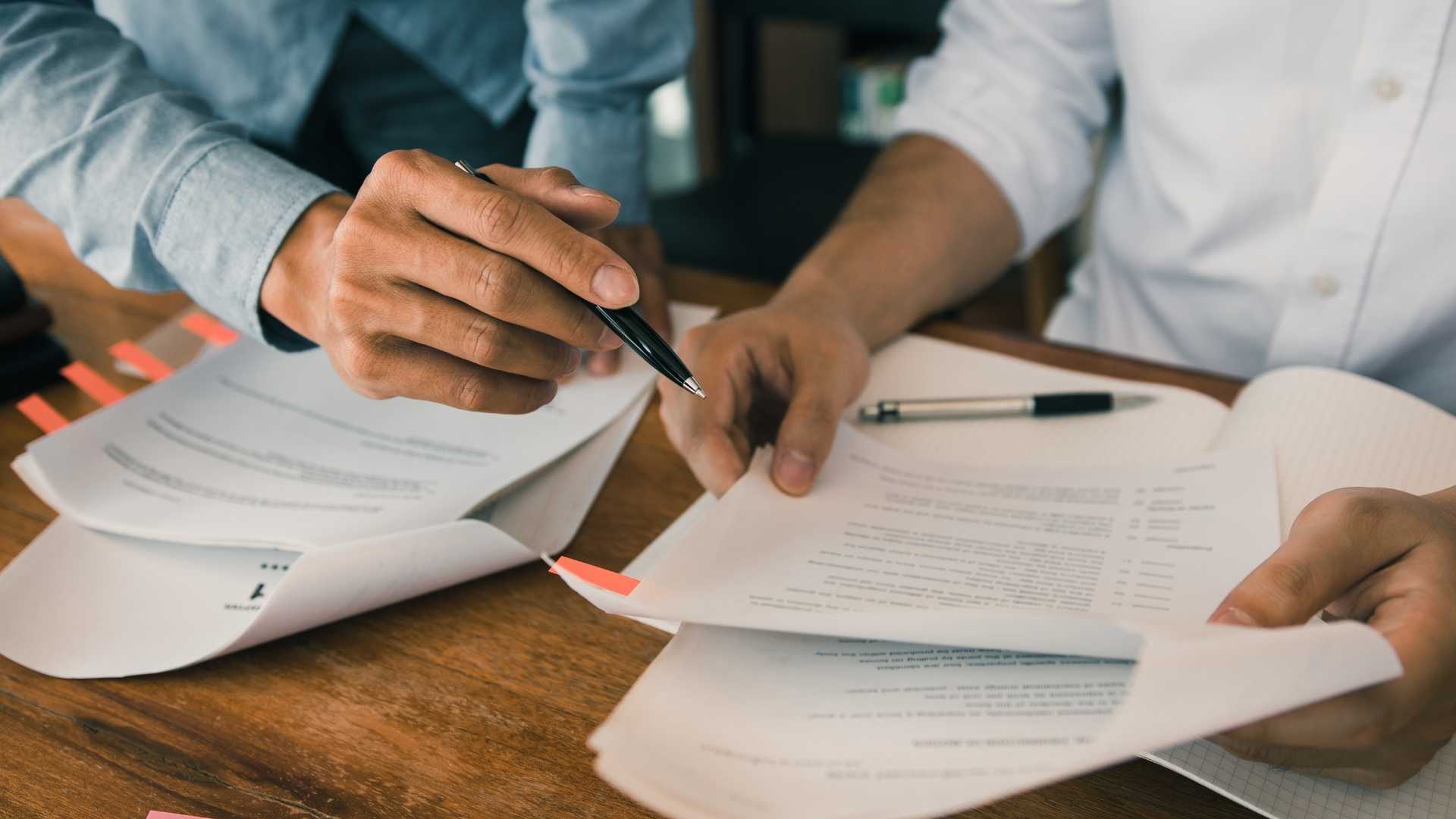 two people searching for citations