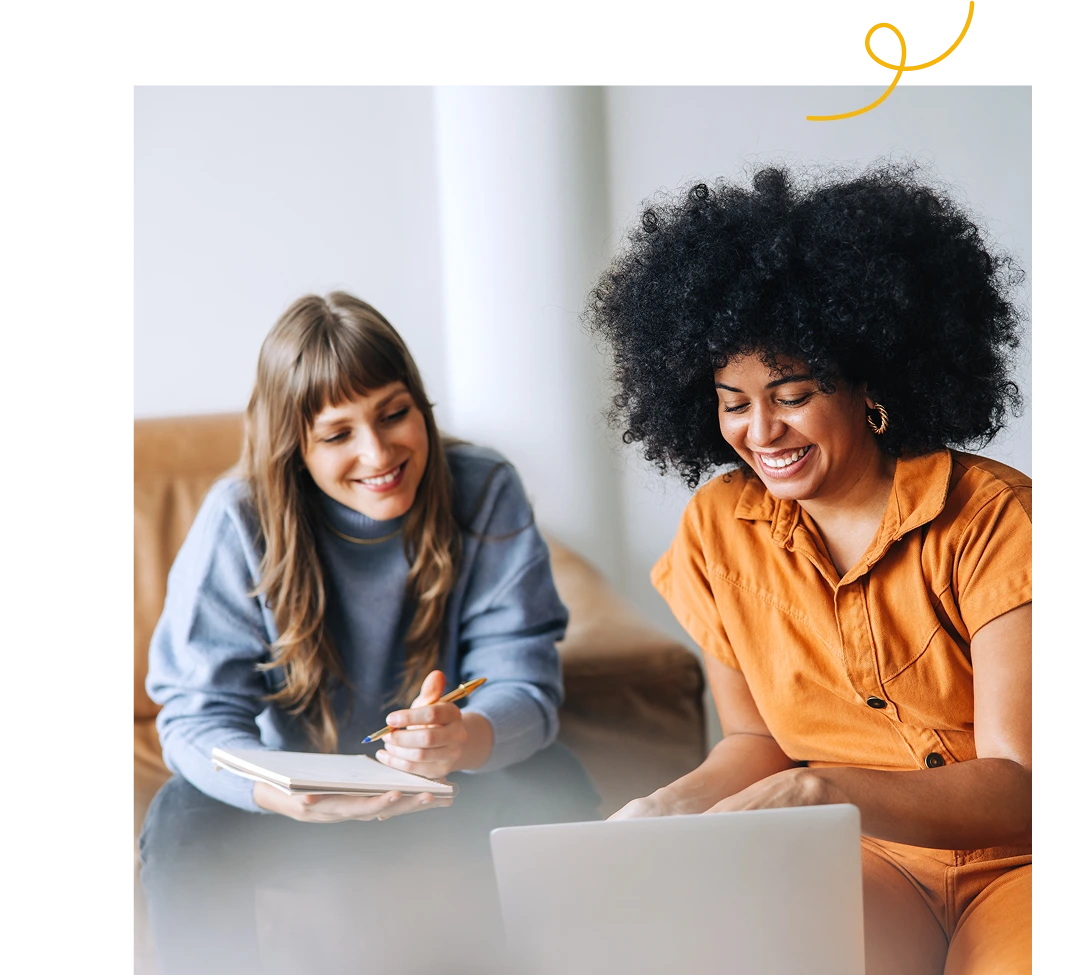 A group of creative person making a great logo