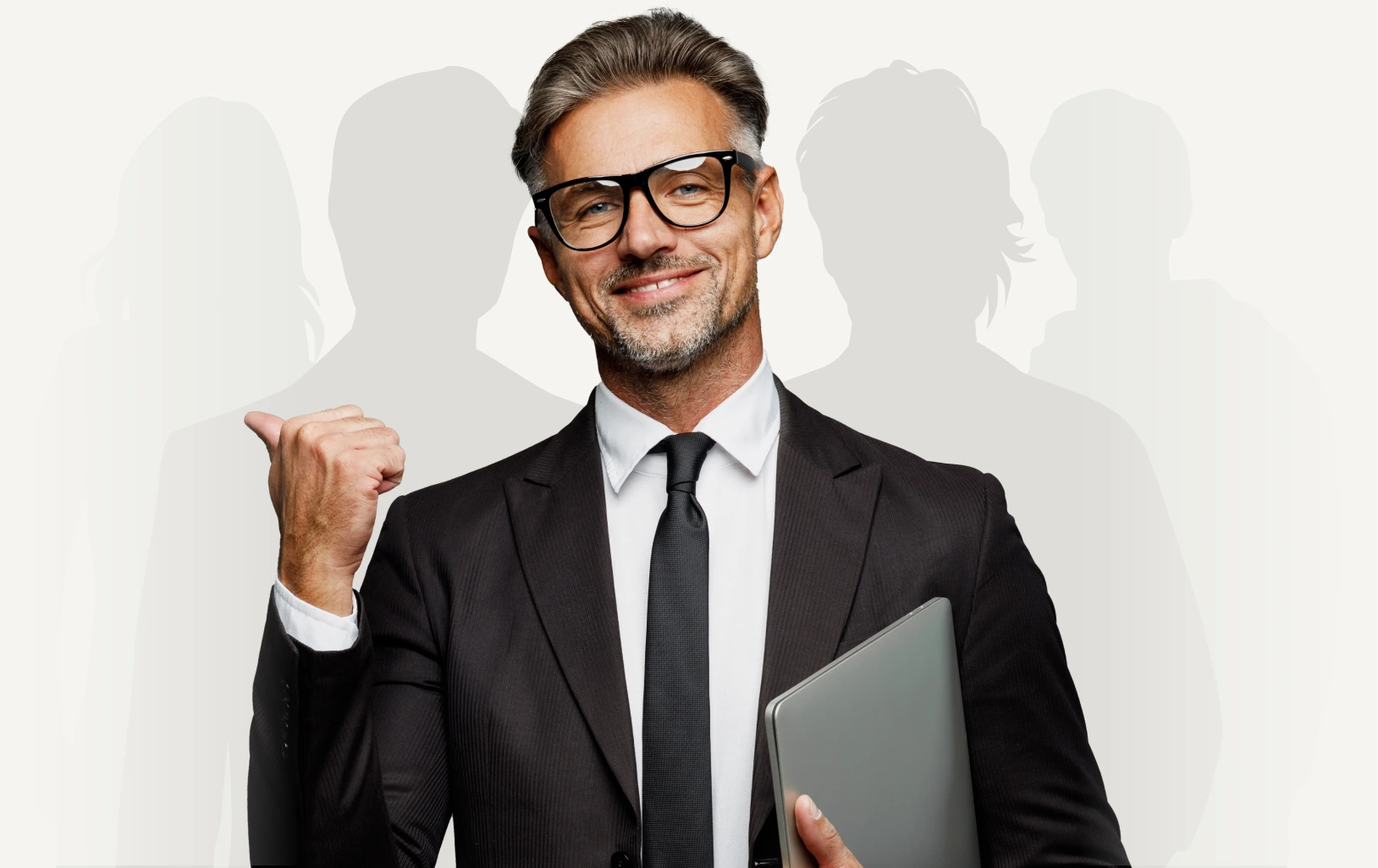 A lawyer with a persons shadow in the background new