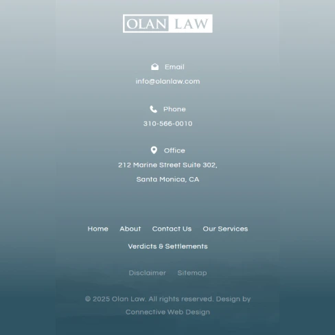 Olan Law Footer Mobile