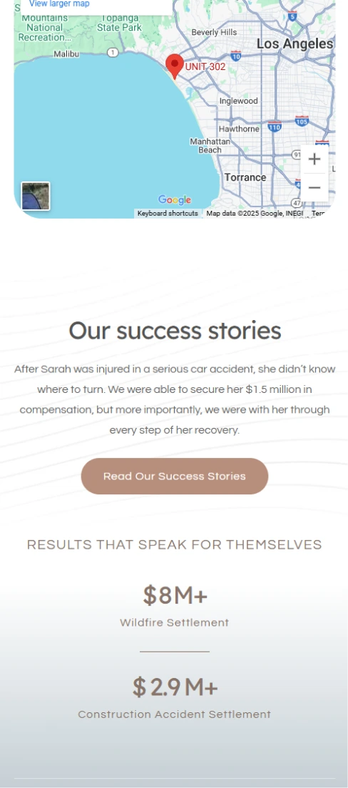 Olan Law Inner Page Mobile