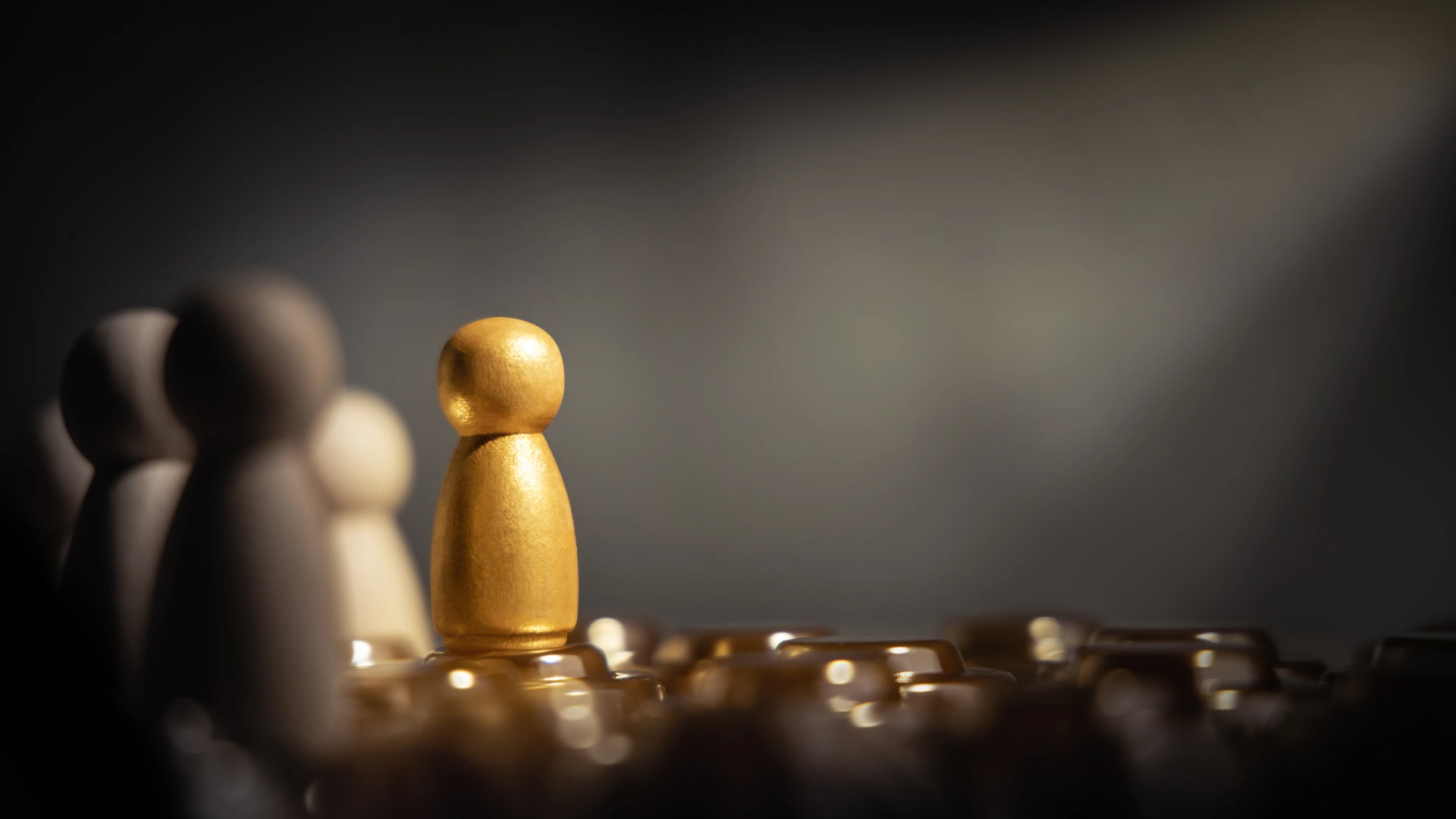 Success in Business or Talent Concept. Stand Out from the Crowd.