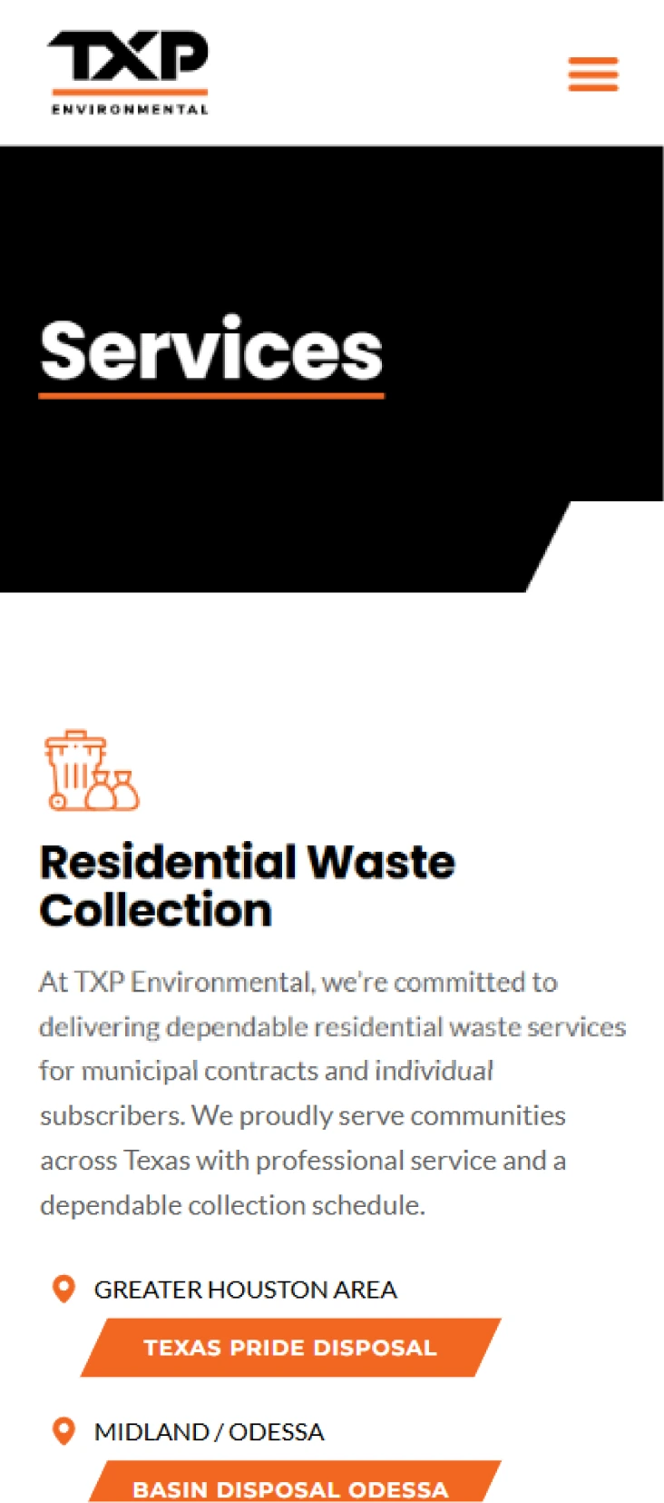 TXP Innerpage mobile